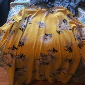 Yellow flower dress